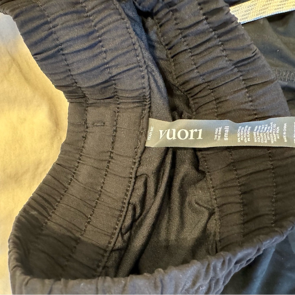 Like new black camo Vuori shorts size small